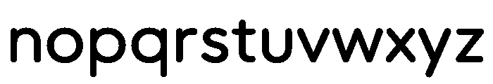 Rouna Medium Font LOWERCASE