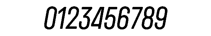 RoundCondensed LightItalic Font OTHER CHARS