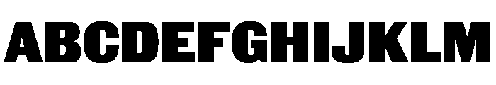 Royal Gothic Black Font UPPERCASE