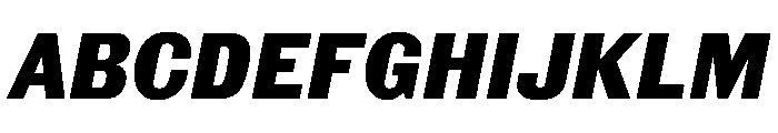 Royal Gothic Bold Italic Font UPPERCASE