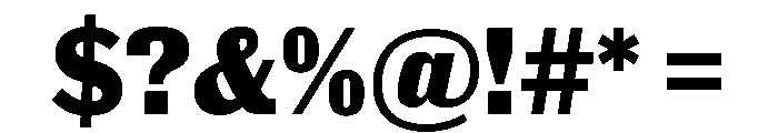 Royal Gothic Bold Font OTHER CHARS
