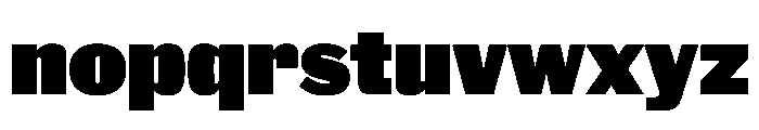 Royal Gothic Fat Font LOWERCASE
