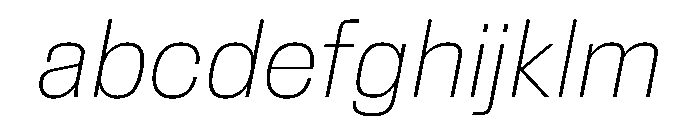 Royal Gothic Thin Italic FONT