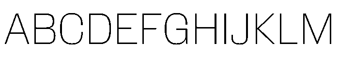 Royal Gothic Thin Font UPPERCASE