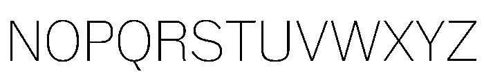 Royal Gothic Thin Font UPPERCASE