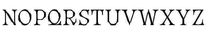 Royal NewLight Font UPPERCASE