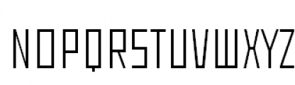 Rodchenko Condensed Light Font LOWERCASE