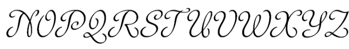 Rosabella Regular Font UPPERCASE