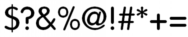 Rotonda Regular Font OTHER CHARS