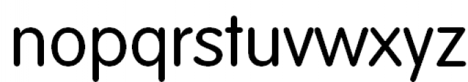 Rotonda Regular Font LOWERCASE