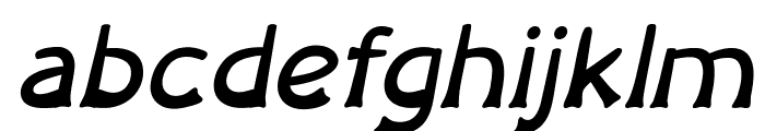 RockridgeItalic Font LOWERCASE