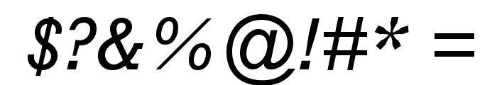 RockwellStd-Italic Font OTHER CHARS