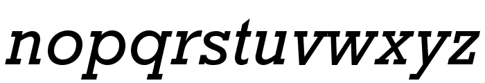 RockwellStd-Italic Font LOWERCASE
