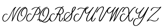 Romantico-CondensedBold Font UPPERCASE