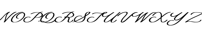 Romantico-ExpandedBold Font UPPERCASE