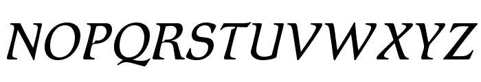 RomicStd-LightItalic Font UPPERCASE