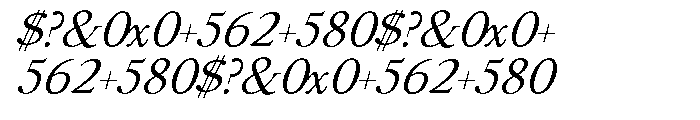 Ronaldson Italic Font OTHER CHARS
