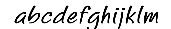 Rosenfield-BoldItalic Font LOWERCASE