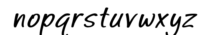 Rosenfield-BoldItalic Font LOWERCASE