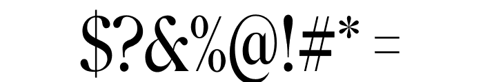 Roslindale Variable Display Font OTHER CHARS