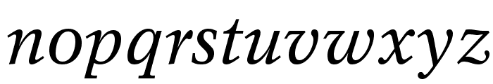RotationLTStd-Italic Font LOWERCASE