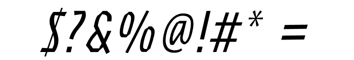 Rothenburg Regular Italic Font OTHER CHARS