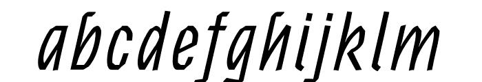 Rothenburg Regular Italic Font LOWERCASE