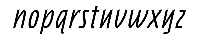 Rothenburg Regular Italic Font LOWERCASE