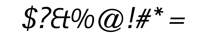RotisSansSerifStd-Italic Font OTHER CHARS
