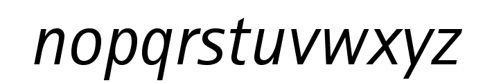 RotisSansSerifStd-Italic Font LOWERCASE