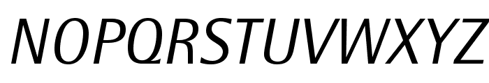 RotisSemiSansStd-Italic Font UPPERCASE