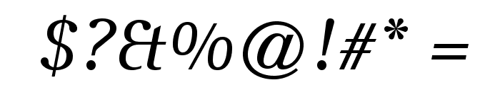 RotisSerifStd-Italic Font OTHER CHARS