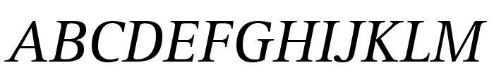 RotisSerifStd-Italic Font UPPERCASE