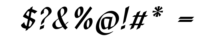 RoyalOak-BoldItalic Font OTHER CHARS