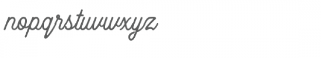 Romantic-Script Font LOWERCASE