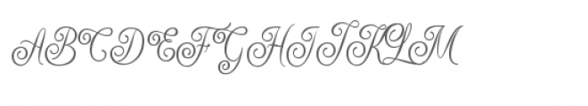 Rosaline Script Font UPPERCASE