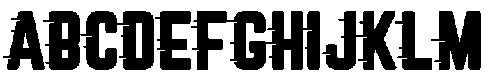 Roadstar Regular Font UPPERCASE