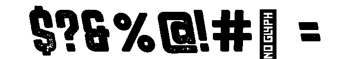 Roadstar Rugged Cursive Font OTHER CHARS