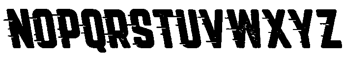 Roadstar Rugged Cursive Font UPPERCASE