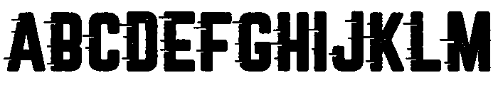 Roadstar Rugged Font UPPERCASE