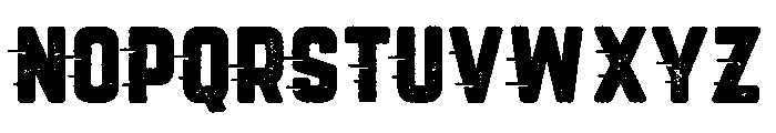 Roadstar Rugged Font LOWERCASE