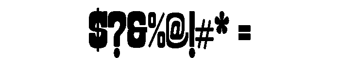 Roadway Condensed Regular Font OTHER CHARS