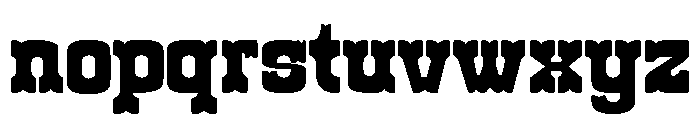 Roadway Tuscan Regular Font LOWERCASE