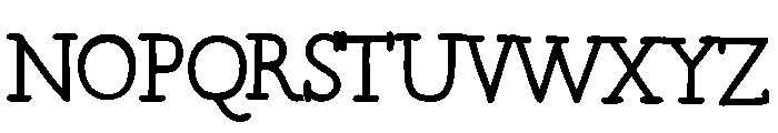 Robinson Regular Font UPPERCASE