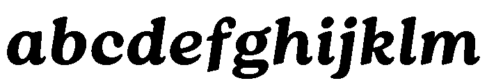 Roca Black Italic FONT