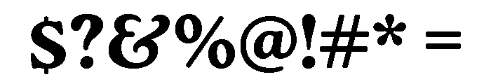 Roca Black Font OTHER CHARS
