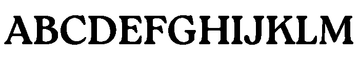 Roca Bold Font UPPERCASE