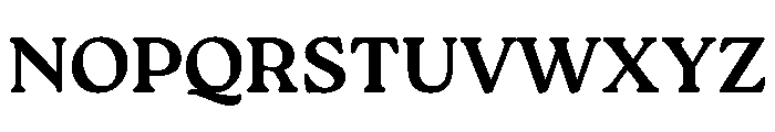 Roca Bold Font UPPERCASE