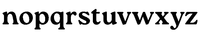 Roca Bold Font LOWERCASE