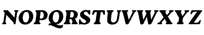 Roca Heavy Italic Font UPPERCASE